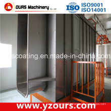 PP Plate Made Powder Coating Booth with Large Cyclone (Mono-cyclone)